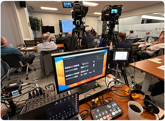 Webinar and Live Streaming service at CBA event