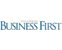 Logo of Business First in blue uppercase letters on a white background.