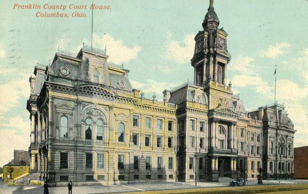 Franklin County Court House, Columbus Ohio 1887