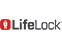 Logo of LifeLock featuring a red padlock symbol to the left of the word LifeLock in black text.