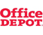 Red Office Depot logo on a white background.