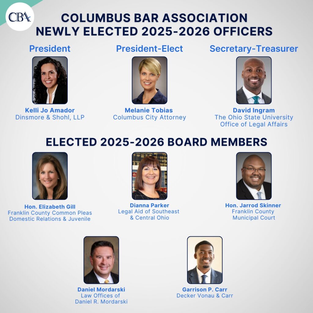2025-26 Elected CBA Board of Governors